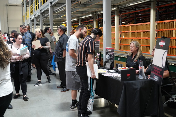 Employees at the San Bernardino Kohl's E-Commerce Distribution Center
