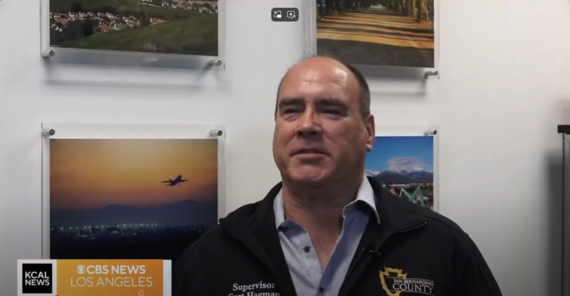 Supervisor Curt Hagman on KCAL 9 News