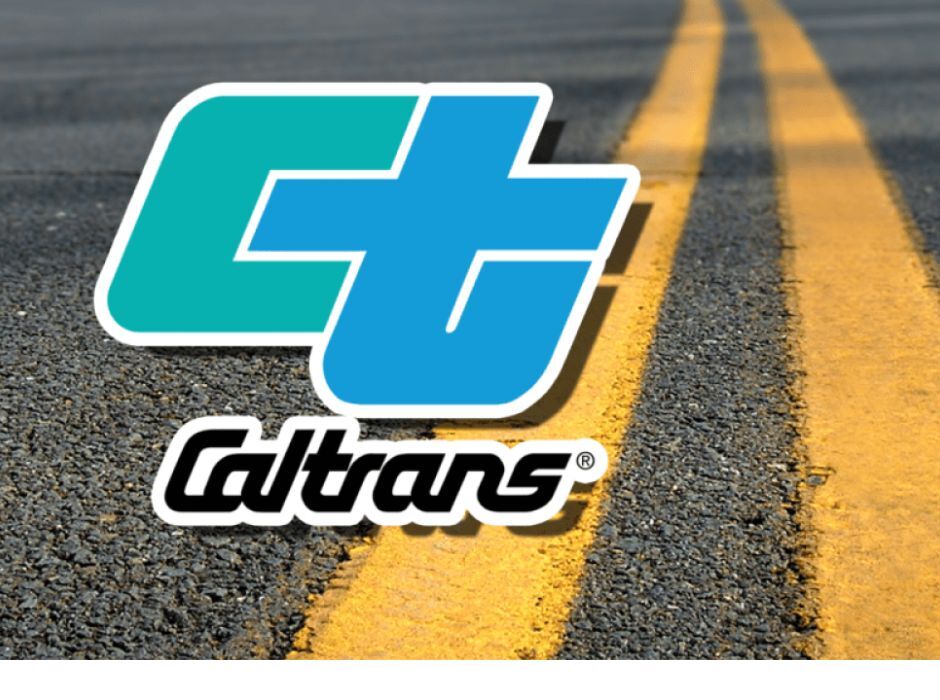 caltrans logo and road