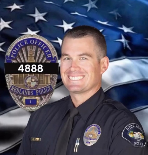 Redlands Police Officer Seth Franklin's End of Watch notice