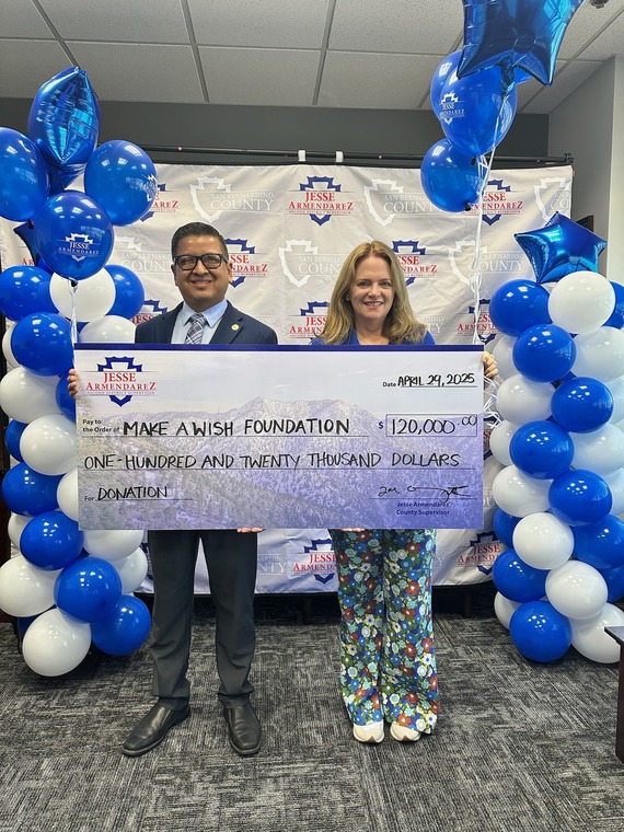 make a wish check presentation 
