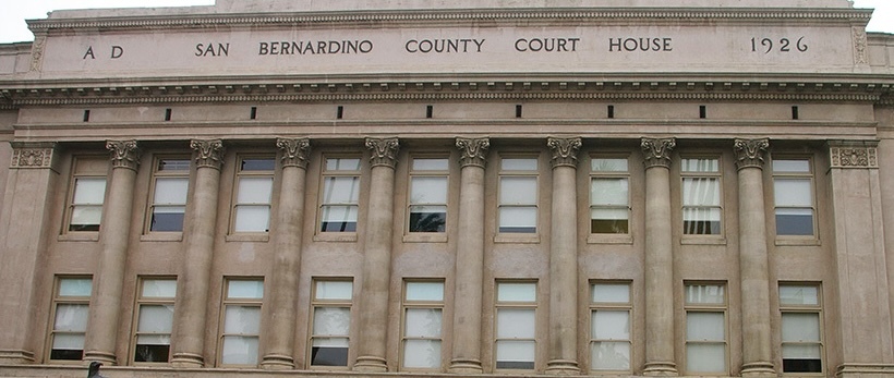 San Bernardino County Courthouse facade