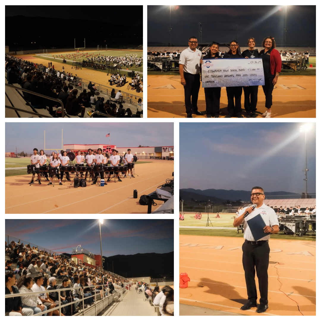 etiwanda band check presentation 