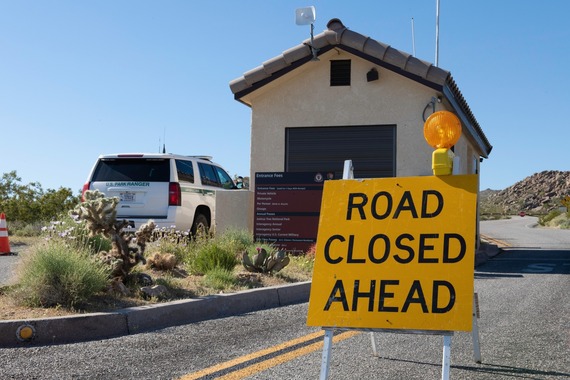 The West Entrance Booth at Joshua Tree National Park in Joshua Tree, California