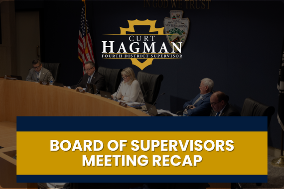 San Bernardino County Board of Supervisors meeting with members seated at the dias.