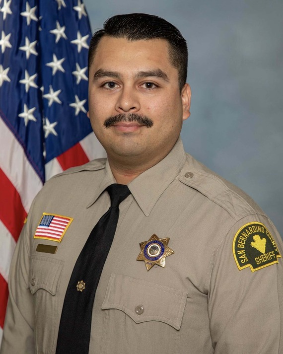 The official San Bernardino County Sheriff's Department photo of Deputy Andrew Nunez