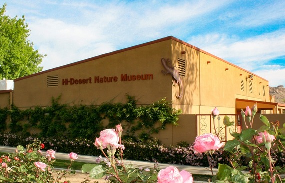 An exterior shot of the Hi-Desert Nature Museum in Yucca Valley on a nice sunny day.