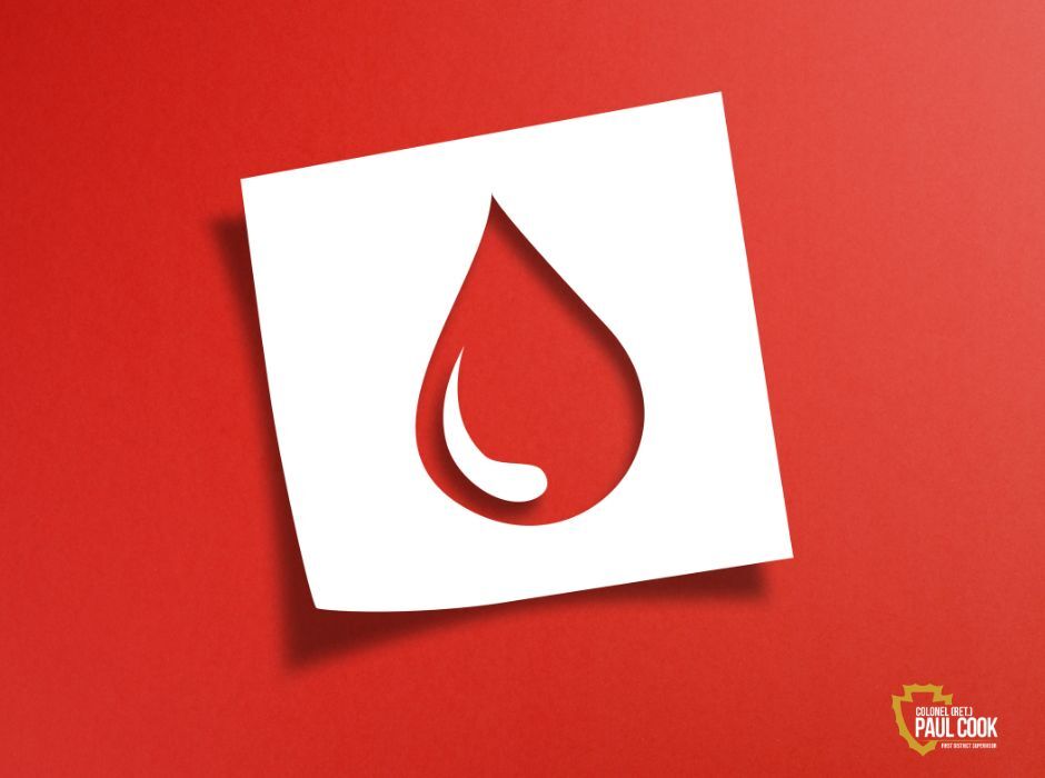 Blood droplet