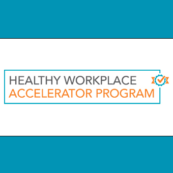 healthy workplace accelerator program logo