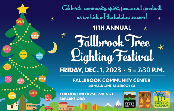 Fallbrook Tree Lighting 2023