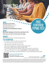 Mira Costa College Typing Certificates