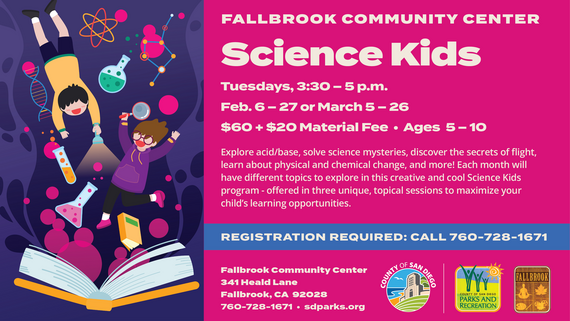 Science Kids at Fallbrook Community Center