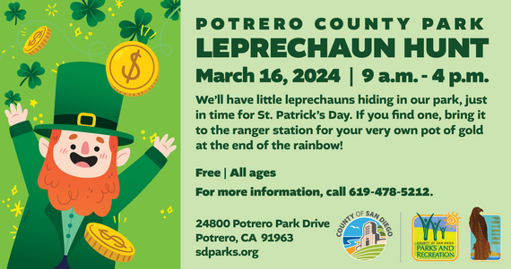 Potrero County Park Leprechaun Hunt