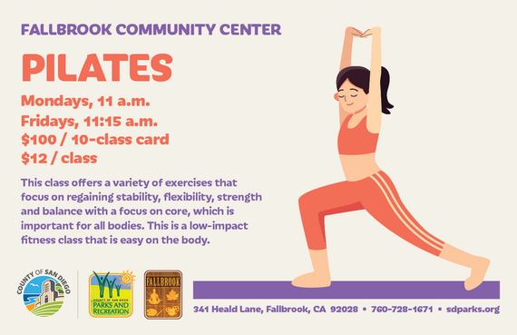 Pilates at Fallbrook Community Center