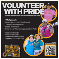 Volunteer with Pride 