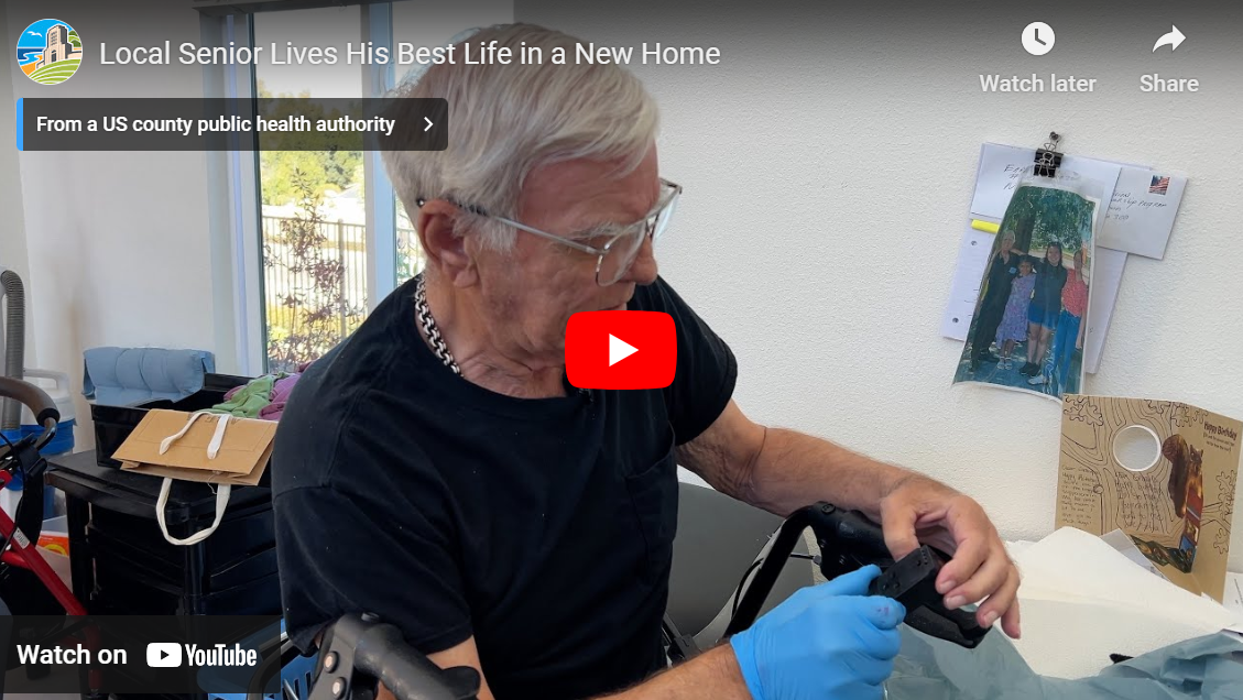 local senior lives his best life