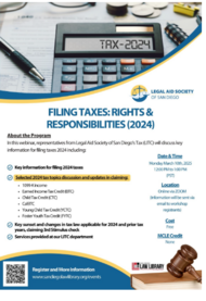 Filing taxes: Rights and responsibilities
