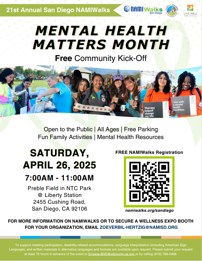 mental health matters flyer