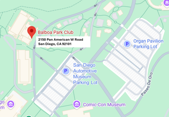 Balboa park club map