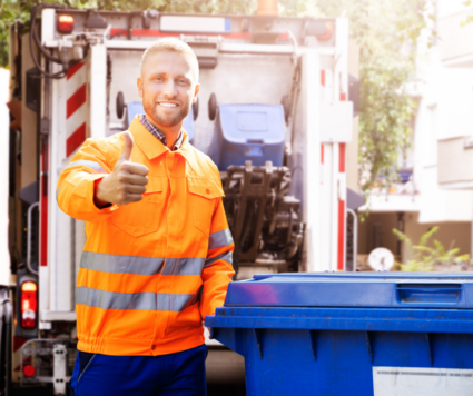 Worker with a Thumbs Up