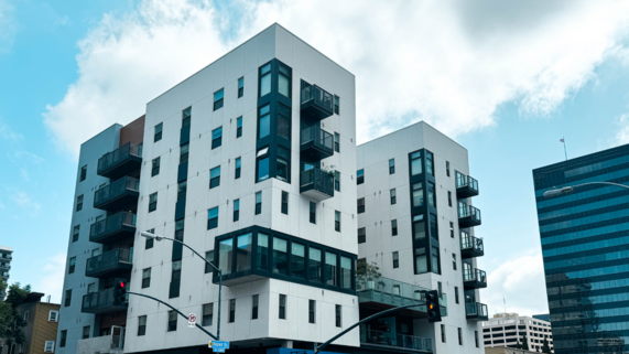 Photo of apartment complex