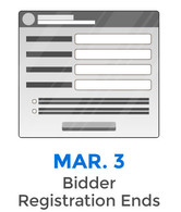 March 3 bidder registration ends