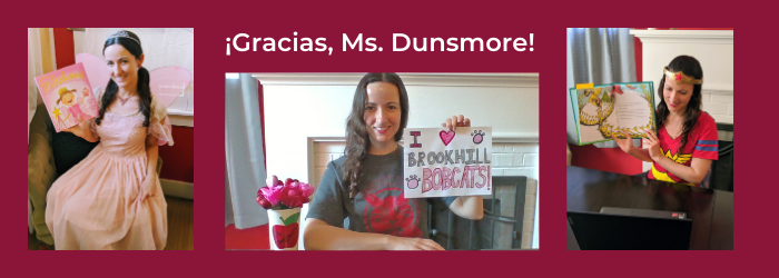 Gracias Ms. Dunsmore!