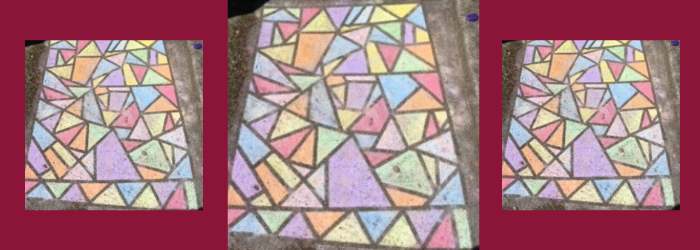 Chalk Art Geometry Lesson