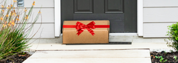Package on Front Steps