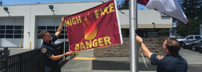 High Fire Danger Flag