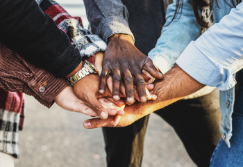 Diverse Group Joining Hands_350x240
