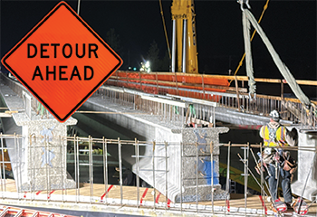 Hwy 101 Girder Installation Detour_350x240