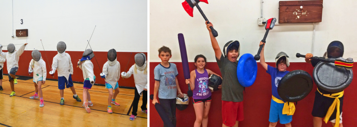 RP Eblast_Fencing, Archery and Sword Adventure Camp