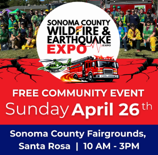 Wildfire and Earthquake Expo 2026 Event Graphic