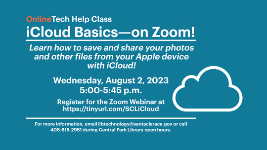 iCloud Basics flyer