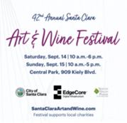 42nd Annual Santa Clara Art & Wine Festival - Sept. 14 and 15 - SantaClaraArtandWine.com
