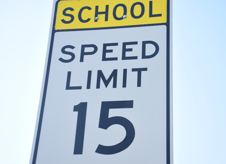 15 MPH School Zone