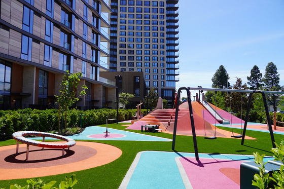 New Mini Park and Playground in the Clara District