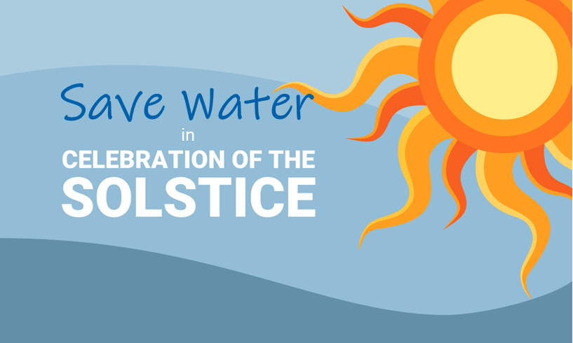 Summer Solstice Graphic of sun: