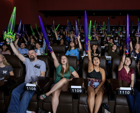 Alamo Drafthouse - Santa Clara - People enjoying a movie 