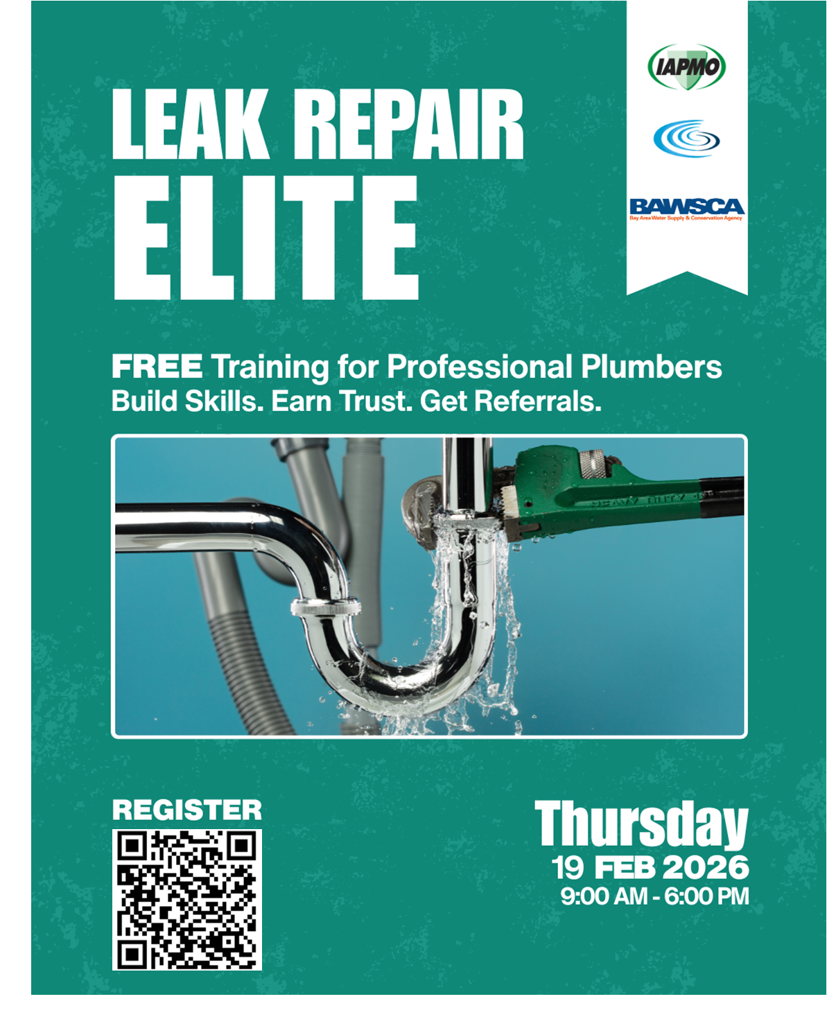 Leak Repair Elite Training flier