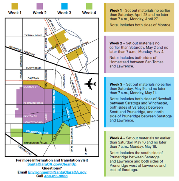 Annual Cleanup Campaign Schedule 