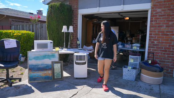 Person at the Citywide Garage Sale