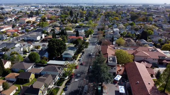 Aerial view of Santa Clara