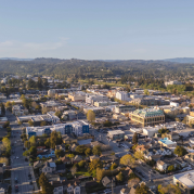 City of Santa Cruz Downtown Drone