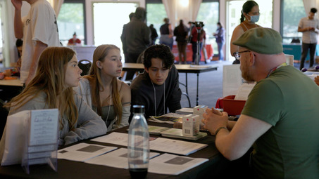 Mike Tabling Getting to Zero Santa Clara County - August Newsletter