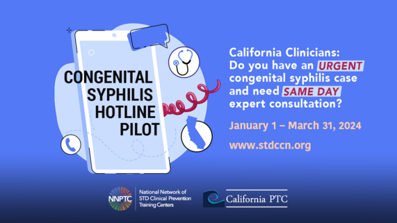 CAPTC Congenital Syphilis Hotline Banner