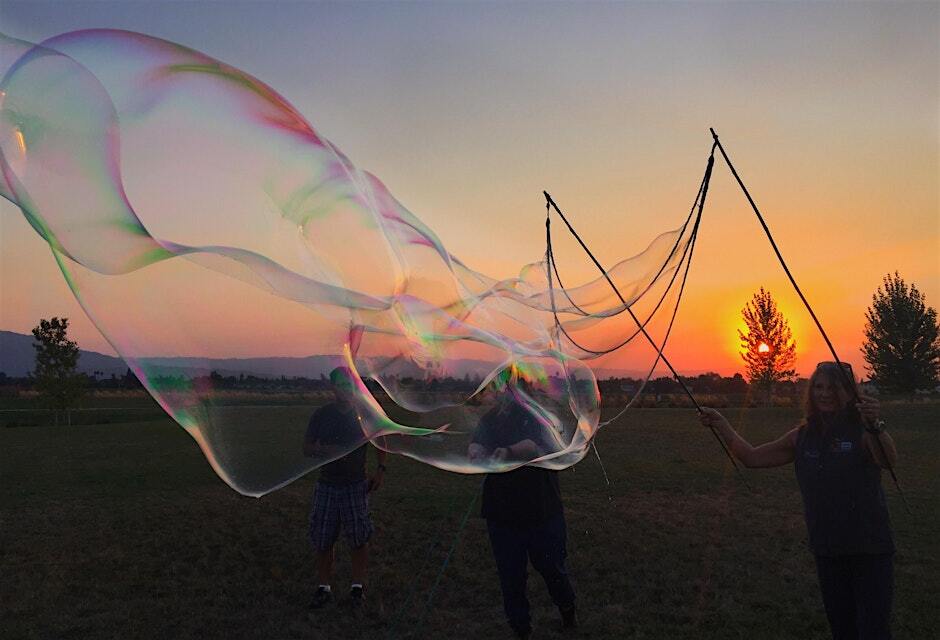 National play outside day_bubbles