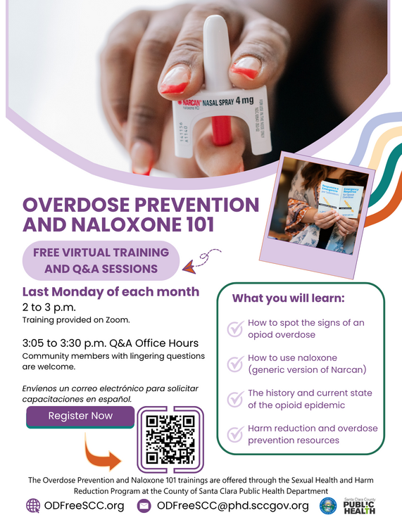 Flyer-Overdose prevention and naloxone 101 training
