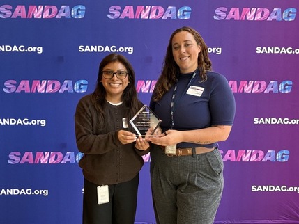 SDAPCD staff with SANDAG Platinum Award 